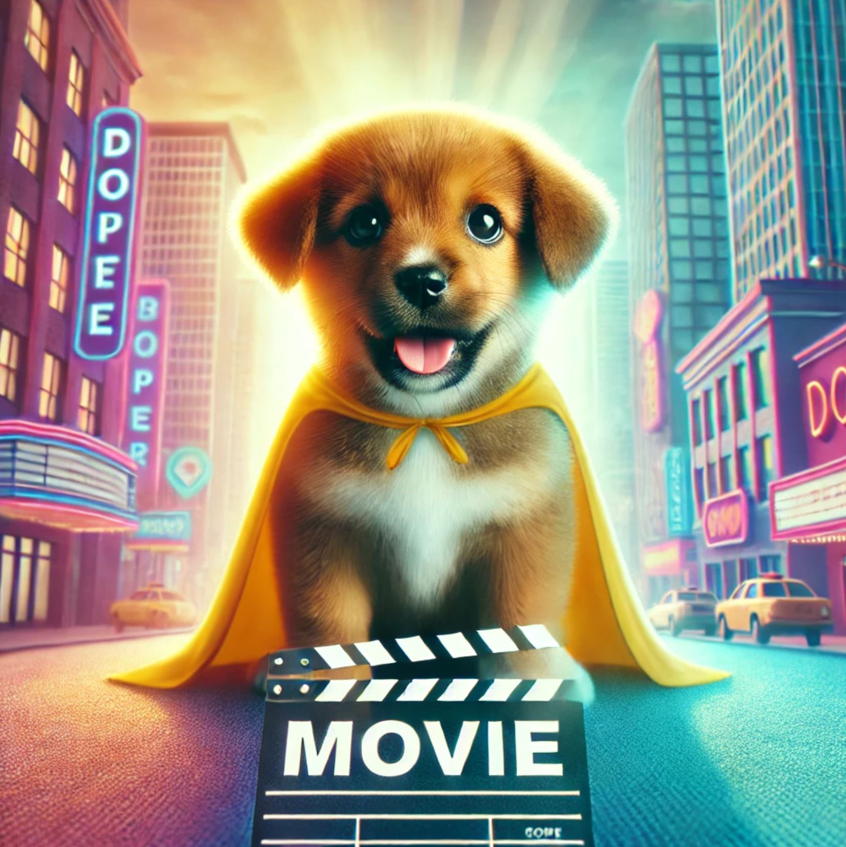 귀여운 동물 주인공 영화 포스터