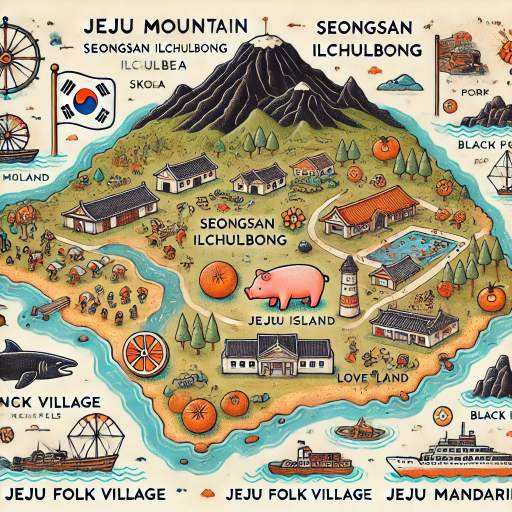 제주도 관광지도 크게보기