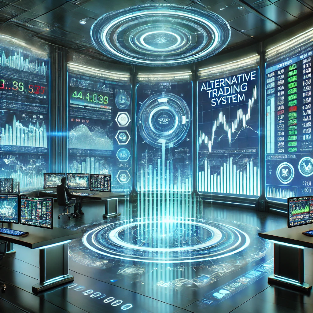 대체거래소와 연관된 이미지.