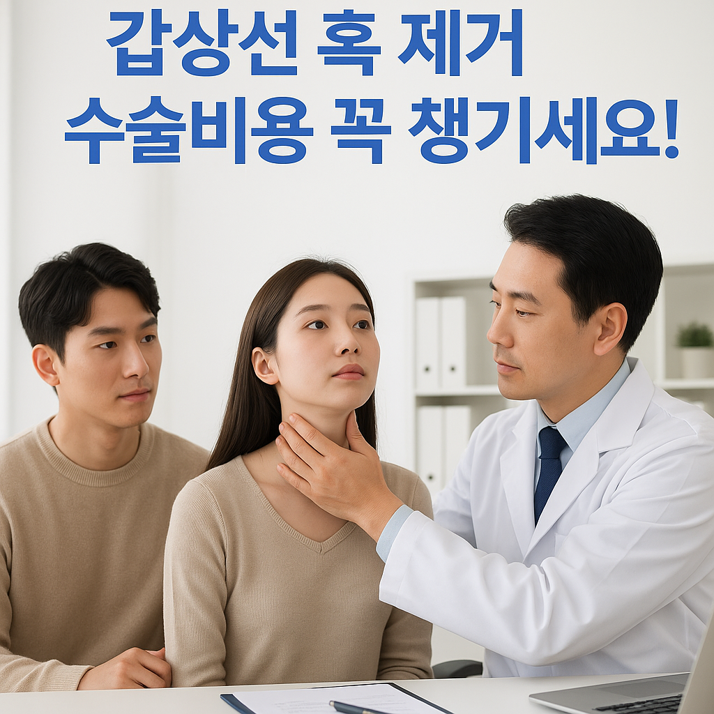 갑상선 혹 제거 수술비용 꼭 챙기세요!