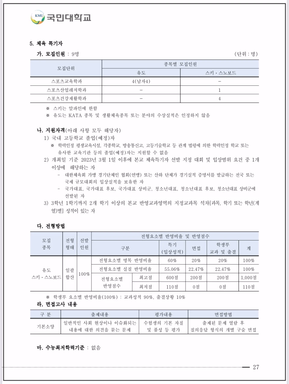 국민대-2026-입학전형-체육특기자