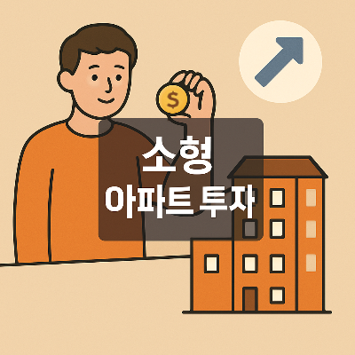 소형 아파트 투자의 수익성과 상승 가능성을 강조한 부동산 투자 썸네일 이미지
