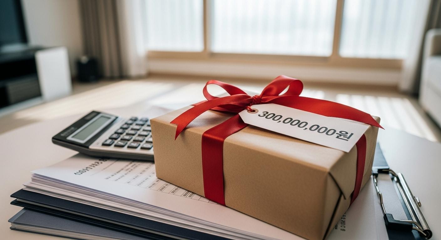 3억 아파트 증여세