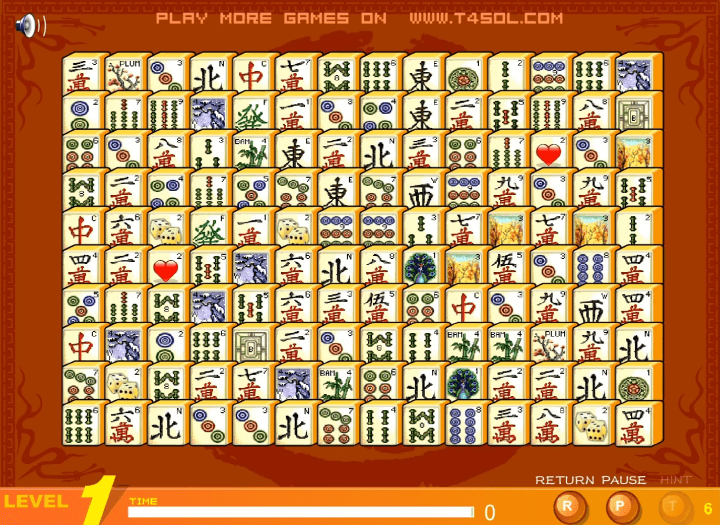 사천성-마작-추억의-플래시게임-시작-화면