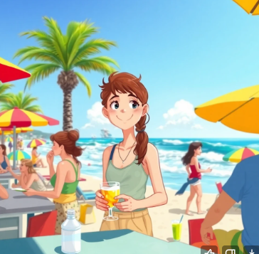 단기해외알바그림