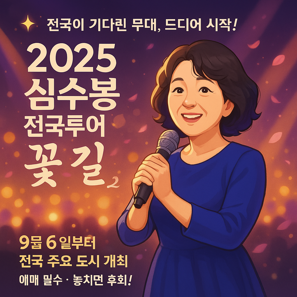 2025 심수봉 안동 콘서트 예매 완벽 가이드