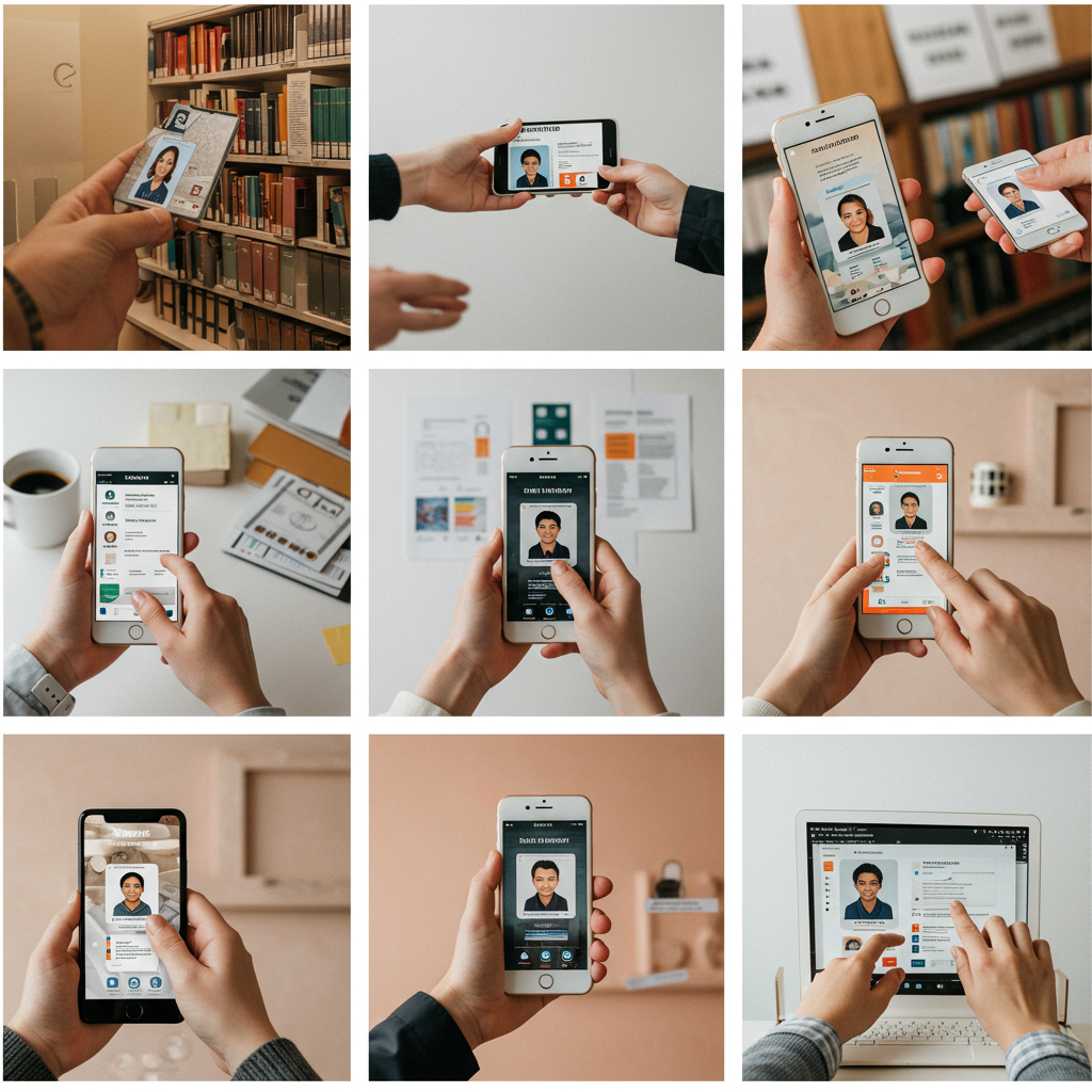 모바일 주민등록증 발급 방법