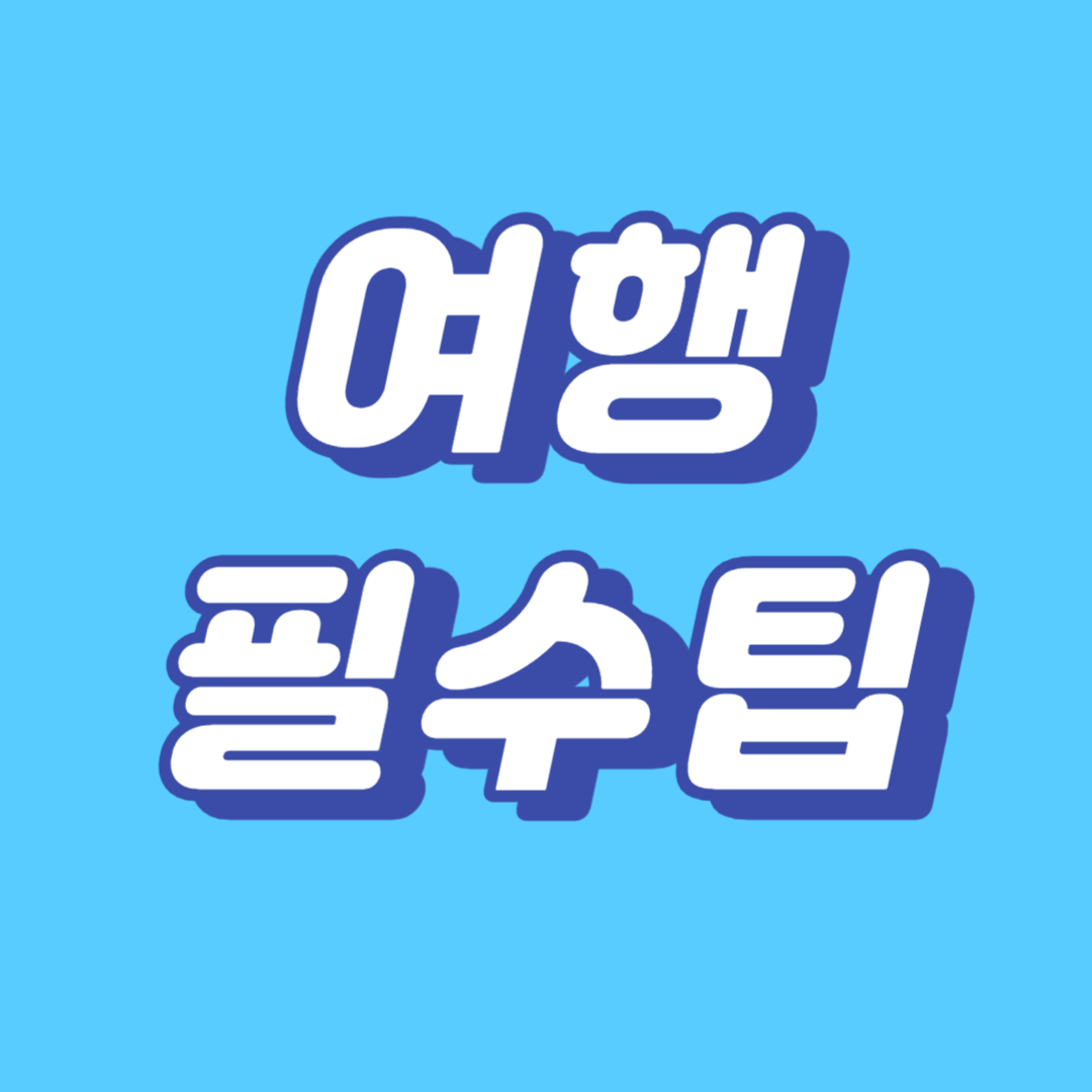 여행 팁