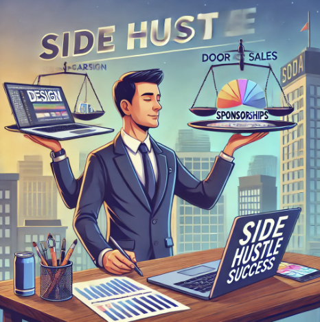 디자인과 후원방문판매로 N잡 성공