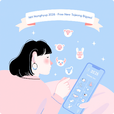 2026년 농협 신년운세 무료 신토정비결 이미지