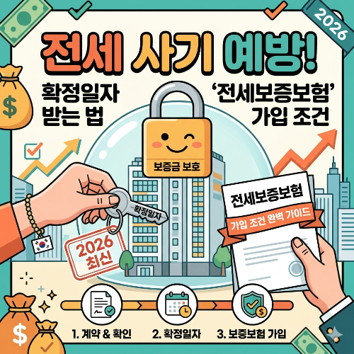 전세 사기 예방 확정일자 받는 법 안내