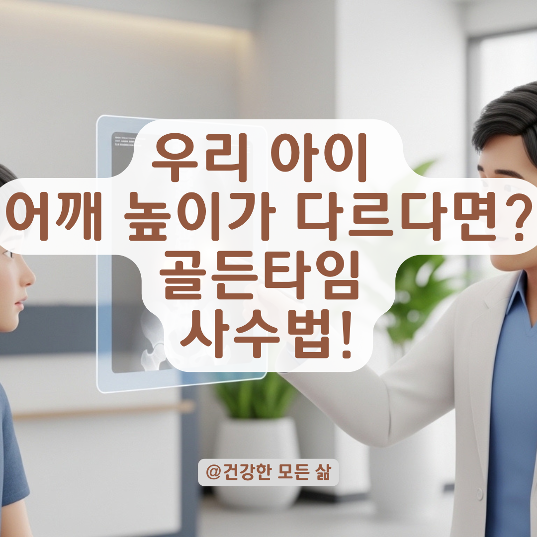 바른 자세만으로 부족한 척추측만증 교정 시기와 효율적인 관리법!