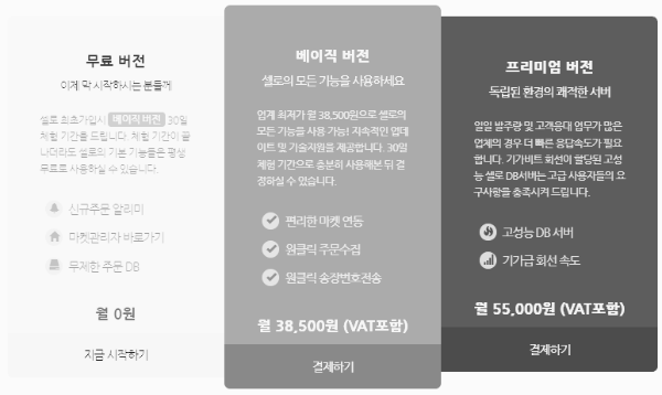 쇼핑몰통합관리 프로그램 비교: 셀로 - 1