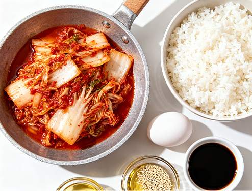 김치볶음밥 재료