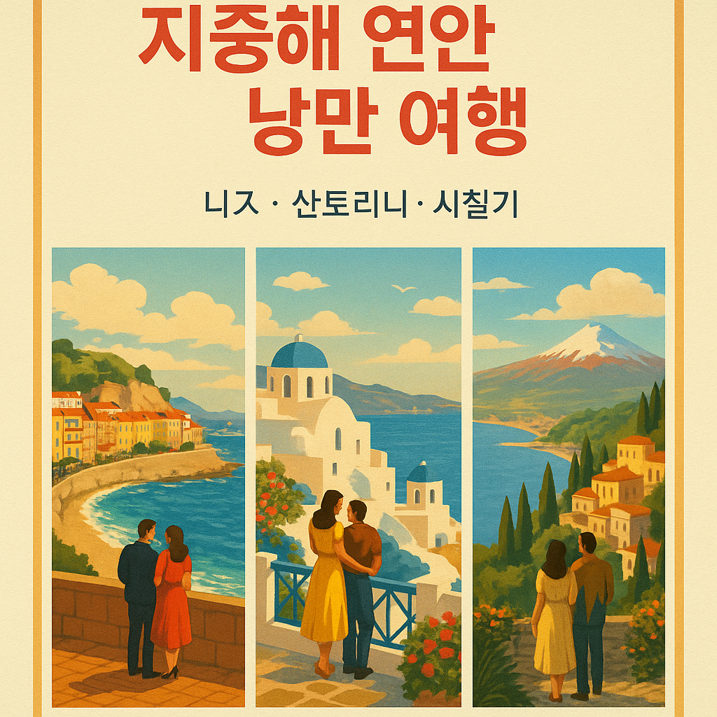 니스, 산토리니, 시칠리아 이미지