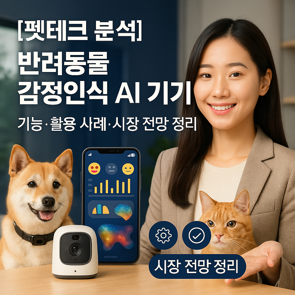 [펫테크 분석] 반려동물 감정인식 AI 기기 ｜ 기능&middot;활용 사례&middot;시장 전망 정리