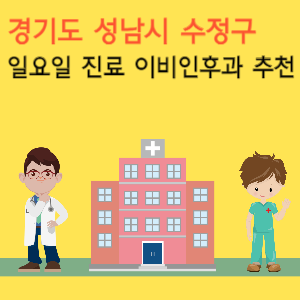 성남시 수정구 일요일 진료 이비인후과 추천