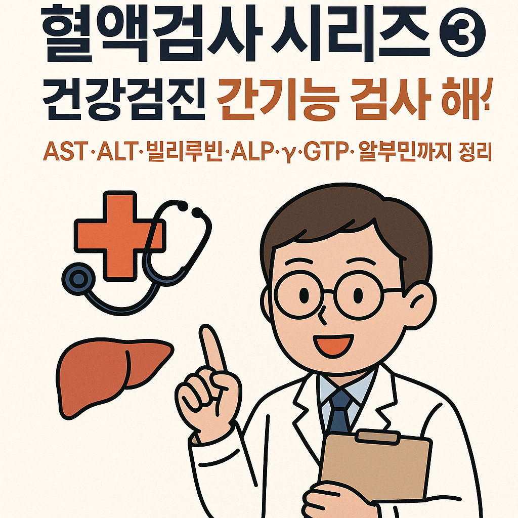 혈액검사 시리즈 ③ 건강검진 간기능 수치 해석|AST, ALT, 빌리루빈, ALP, γ-GTP, 알부민까지