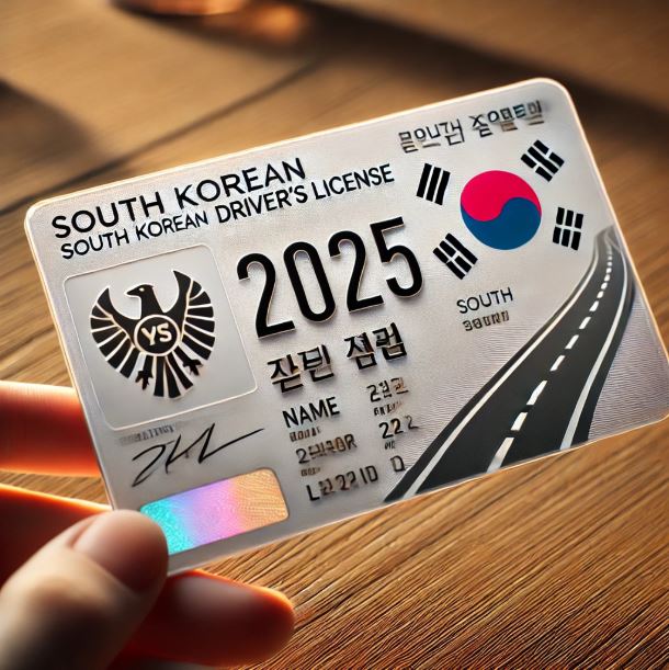 2025년 신규 운전면허증 신청 관련 사진