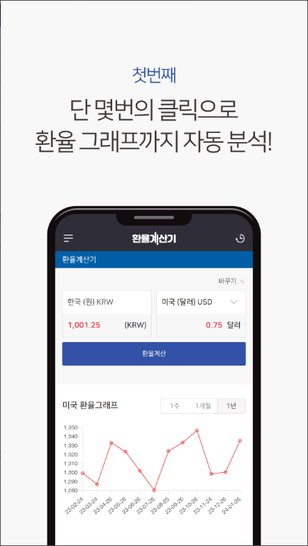 환율계산기, 환율 정보 조회하기
