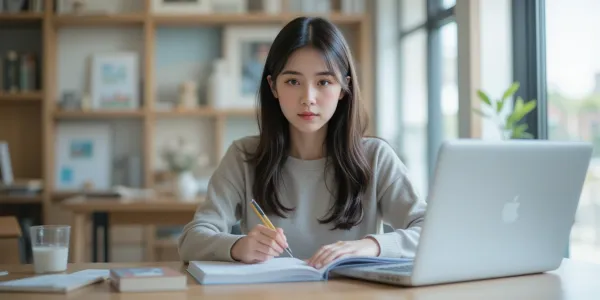 운전면허학원에서 교통법규를 공부하는 모습