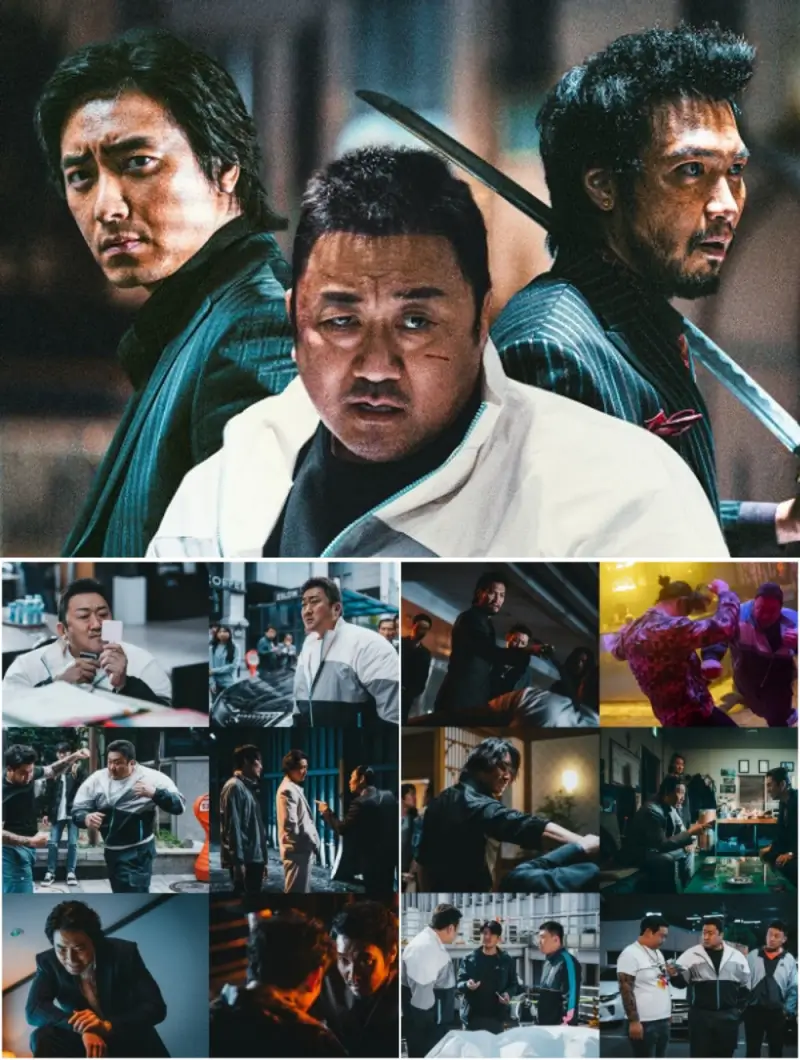 범죄도시3편에서 주요 영상 장면들