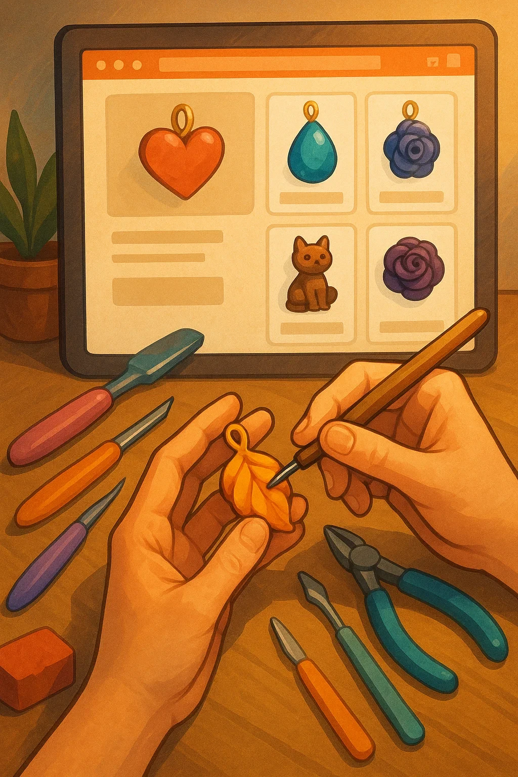 핸드메이드 제품 온라인 판매