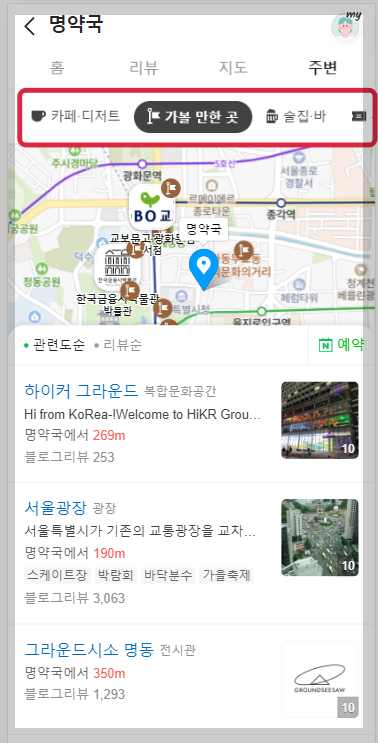 근처 약국 주변 환경