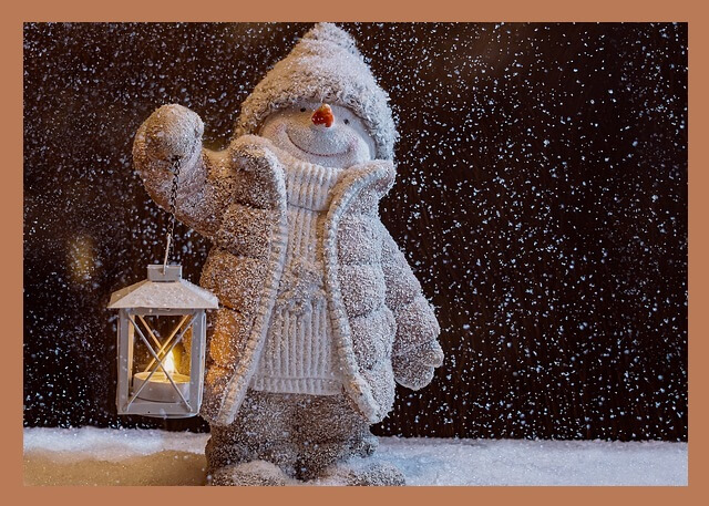 연말-눈사람-인형