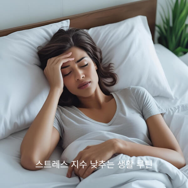 스트레스 지수 낮추는 생활 루틴/gpt