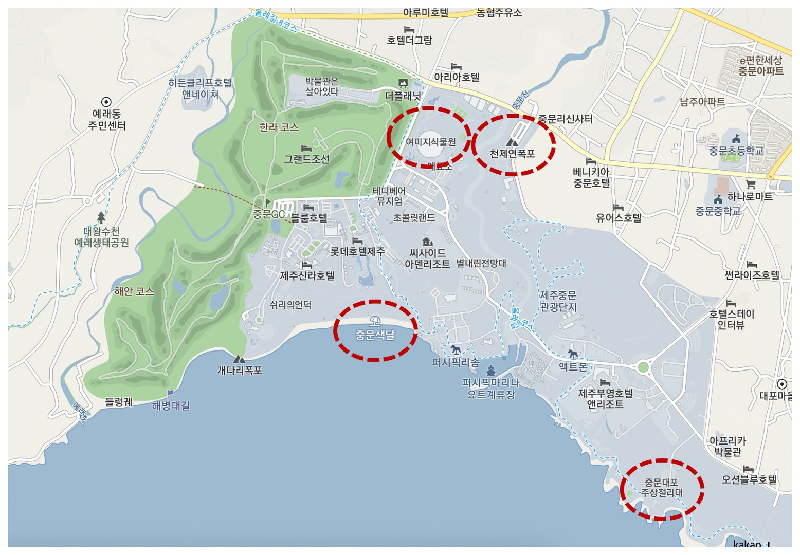 제주-중문-가볼만한-곳-위치