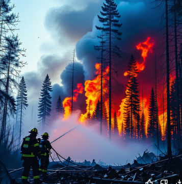 산불에대한 사진