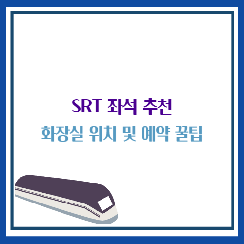 srt 좌석 추천