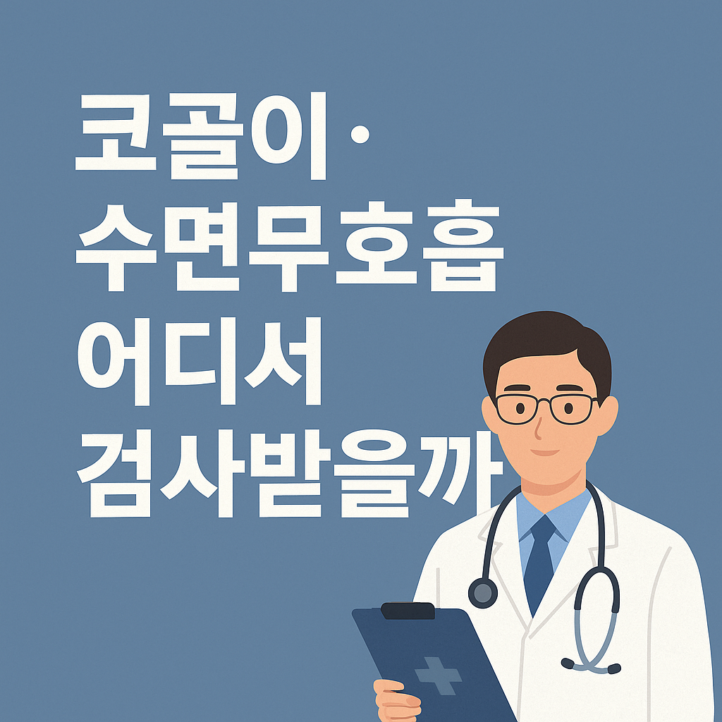 코골이&middot;수면무호흡