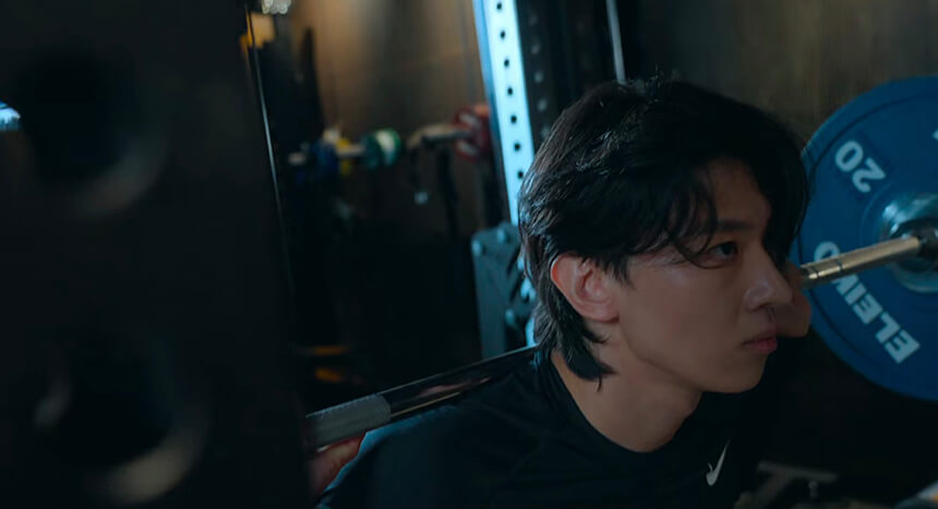 김진영 운동하는 모습