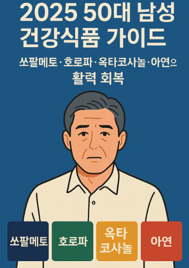 건강식품 가이드 쏘팔메토 호로파 옥타코사놀 아연 관련 사진