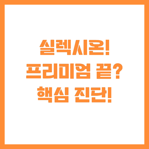 실렉시온 4% 급락 바이오주 시간 프..