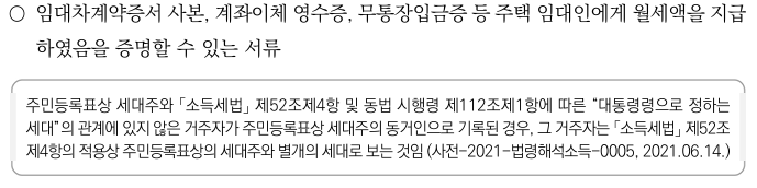 월세증빙