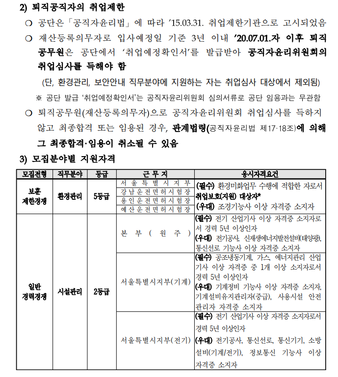 도로교통공단 무기계약직 채용