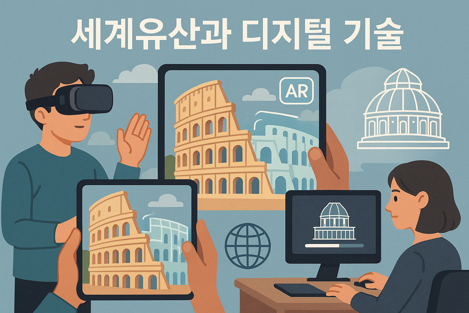 세계유산과 디지털 기술 (VR, AR, 아카이빙)
