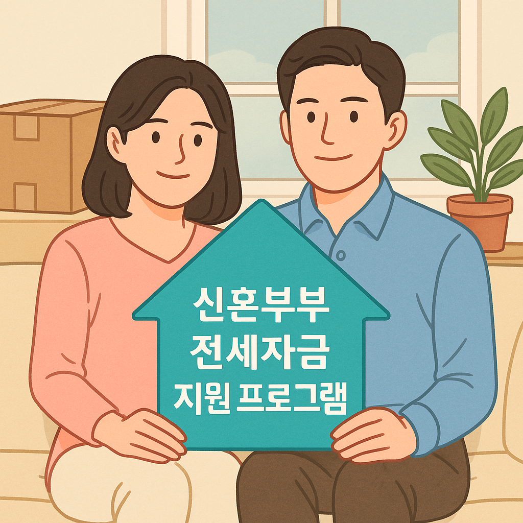 신혼부부 전세자금 지원 프로그램 포스터 이미지