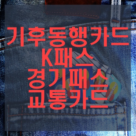 교통카드 종류 혜택 정리