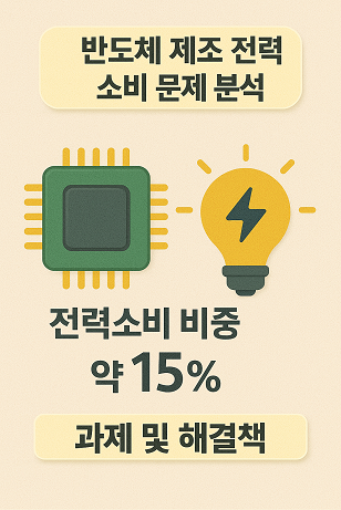 반도체 제조 전력소비 문제 분석 관련 사진