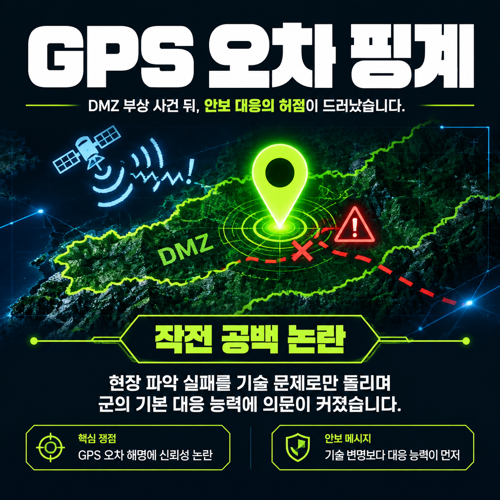 GPS 오차 핑계