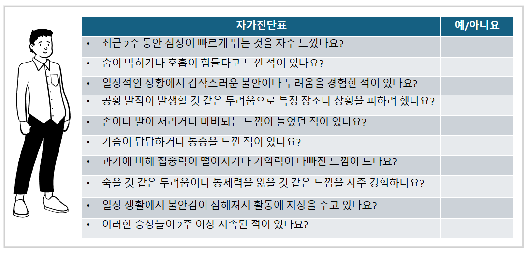 자가진단표