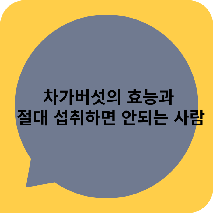 차가버섯