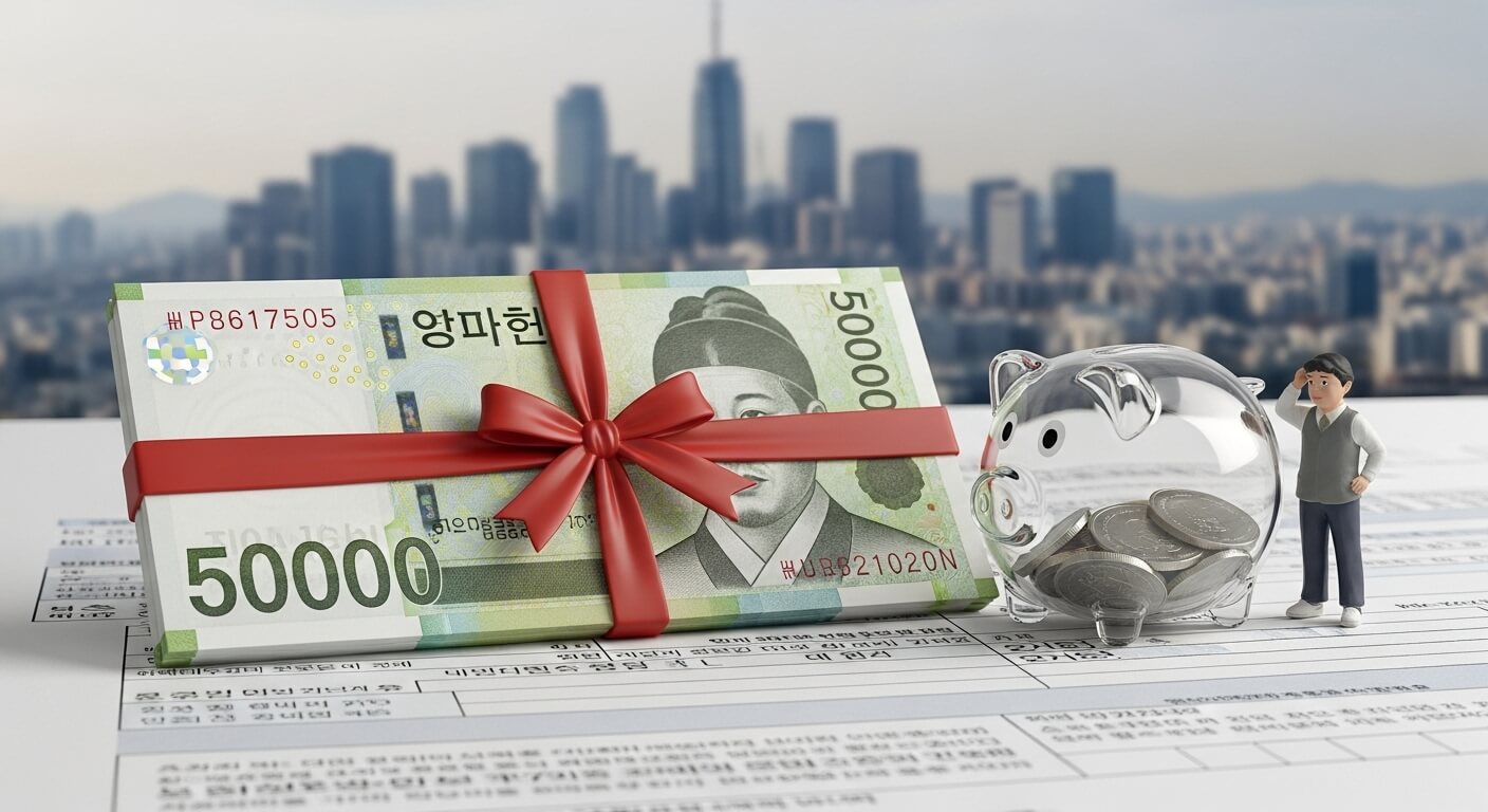 자녀 증여세 면제 한도액