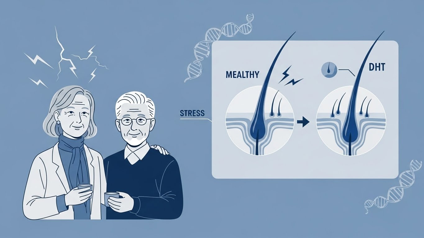 탈모의 숨겨진 진짜 원인 4가지: 유전부터 스트레스까지 전문가 분석