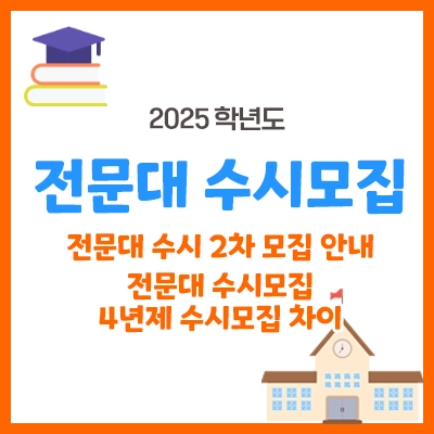2025 전문대 수시모집