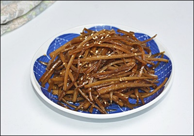 우엉조림 맛있게 하는법